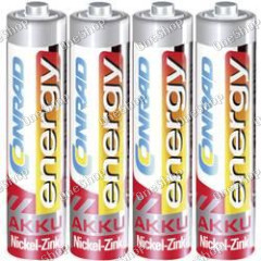 Akumulátor Conrad energy NiZn AAA 550mAh 1,6V 4ks