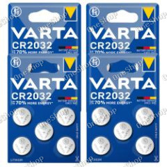 20x VARTA CR2032 DL2032 ECR2032 Lithium Knopfzellen ? 4x 5ks balení pro hodinky, Autoschlüssel & meh