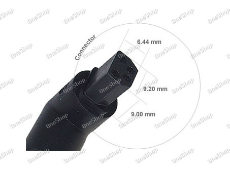 konektor č.12 pro síťový adaptér 6,4x9,3x9,0mm