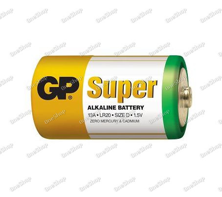 baterie GP Super Alkaline D R20 velké mono