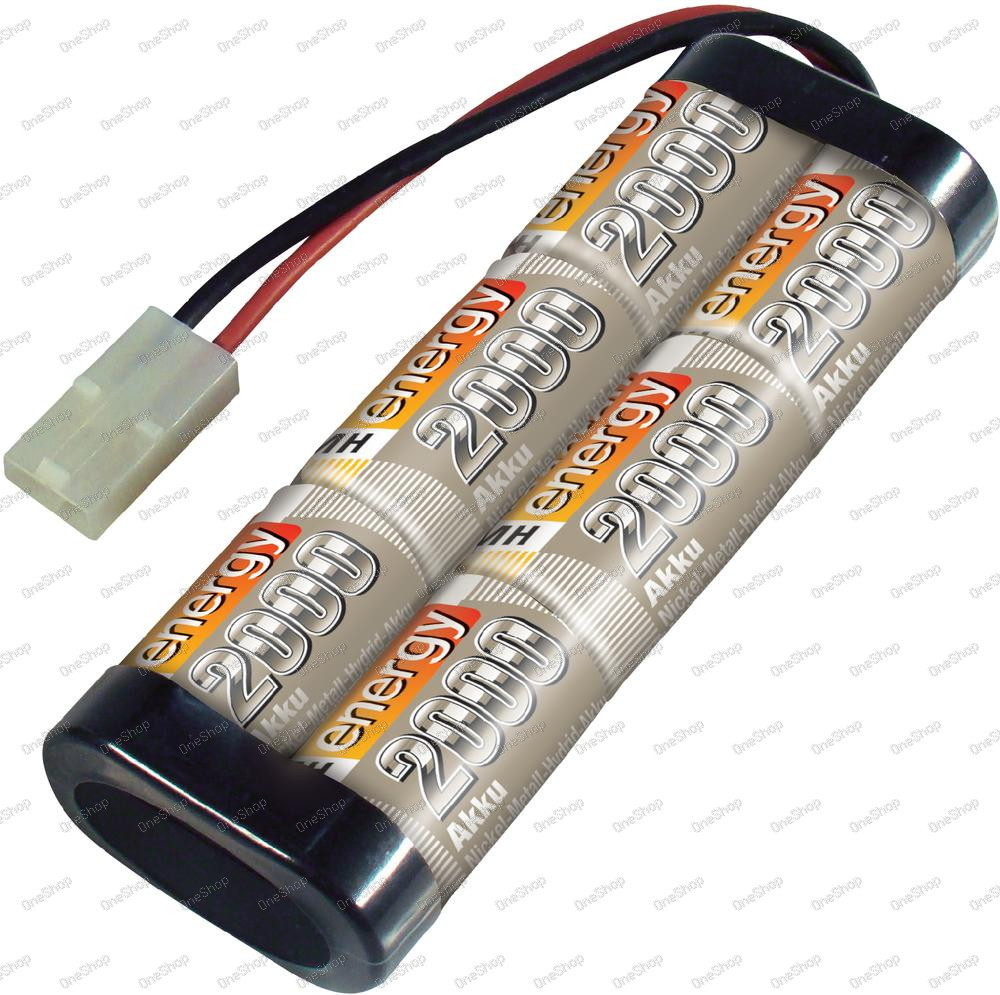 Akupack NiMH Conrad Energy Sub-C, 7,2 V, 2000 mAh, Stick, Tamiya