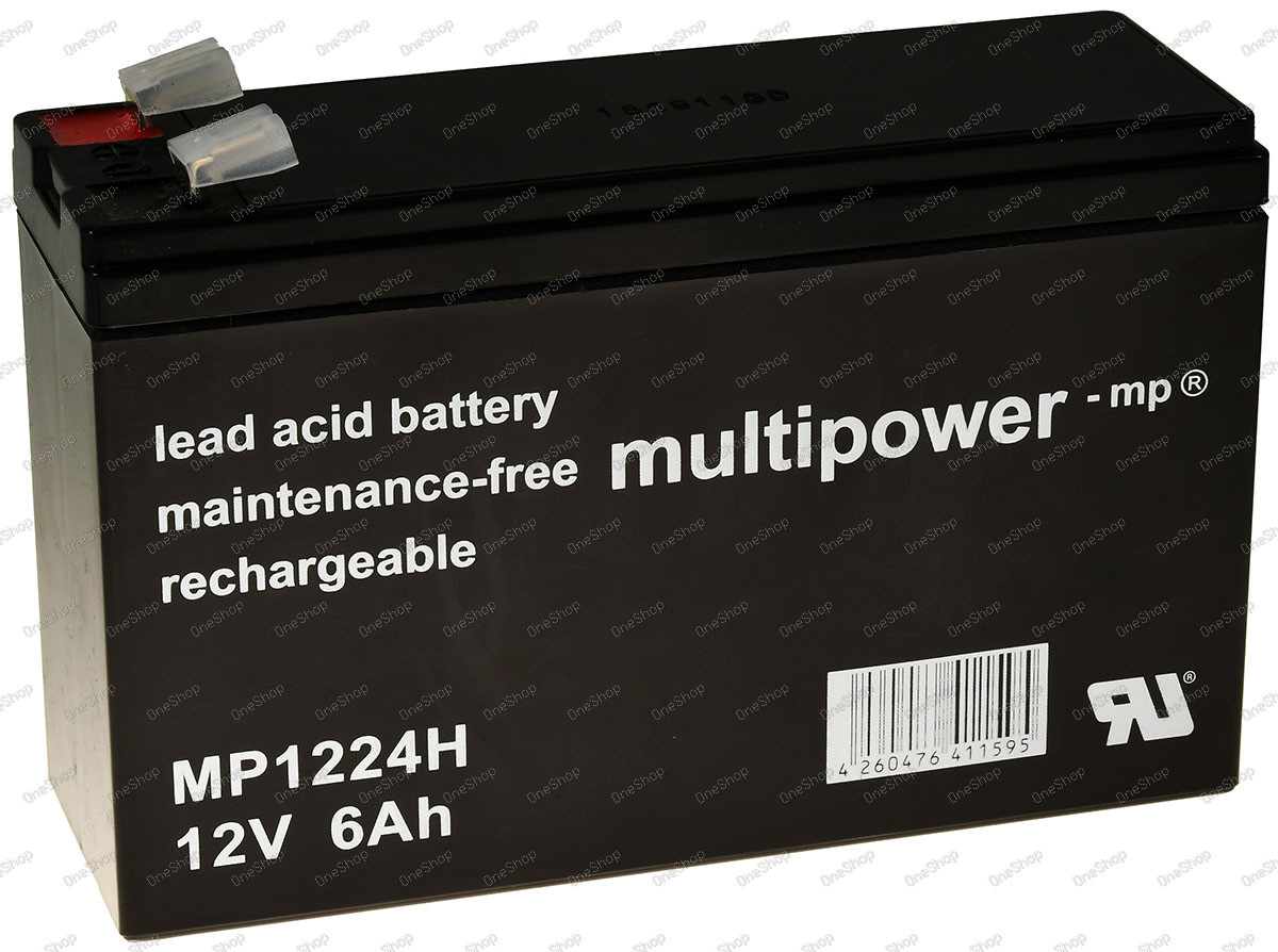 Powery olověná baterie multipower MP1224H Hochstrom-Typ