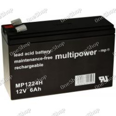 Powery olověná baterie multipower MP1224H Hochstrom-Typ
