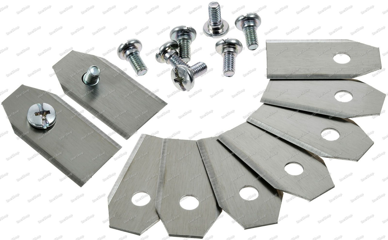 9x Ersatz-Messer Klingen / Schneid-Klingen (0,75mm) pro Husqvarna, Gardena sekačka na trávu