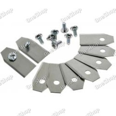 9x Ersatz-Messer Klingen / Schneid-Klingen (0,75mm) pro Husqvarna, Gardena sekačka na trávu