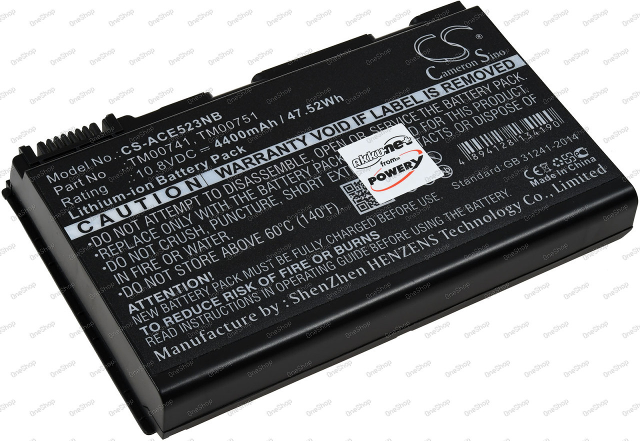 baterie pro Acer TravelMate 5520/ 5220/ 7220/ Typ CONIS71 11,1V