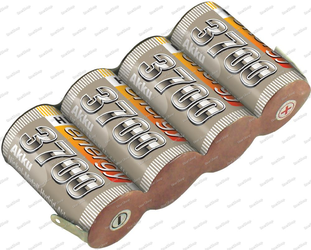 Akupack přijímače Conrad Energy Sub-C, 4,8 V, 3700 mAh, Side, s páj. hroty
