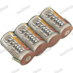 Akupack přijímače Conrad Energy Sub-C, 4,8 V, 3700 mAh, Side, s páj. hroty