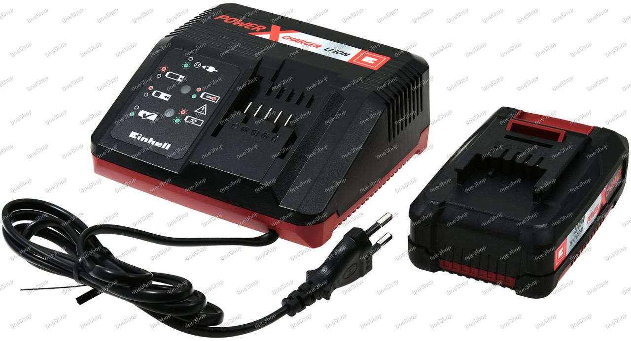 Einhell rychlonabíječka X-Change 18V (45.120.11) + baterie Einhell Power X-Change Li-Ion 18V originá