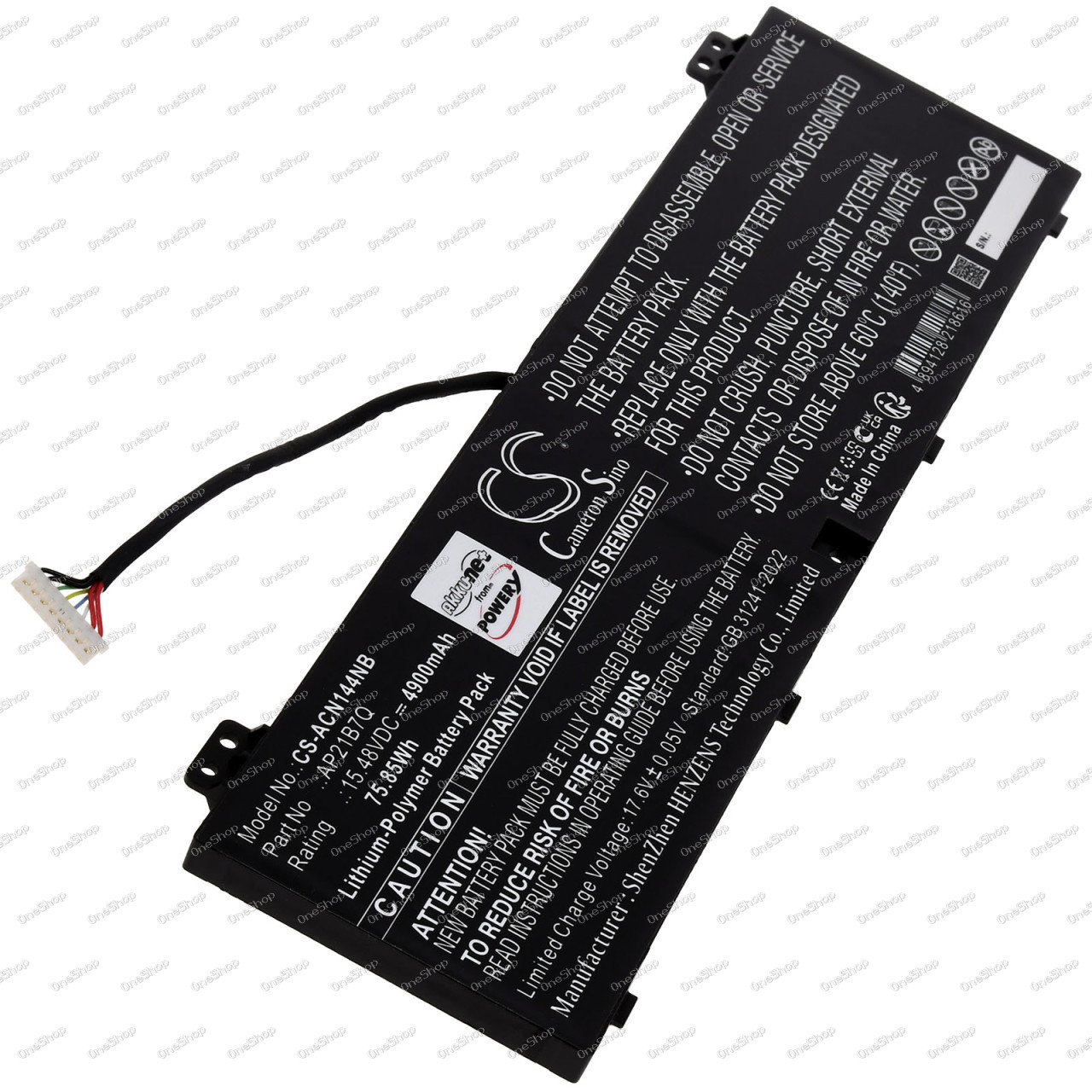 baterie pro Acer Swift X SFX14-71G / Predator Triton 14 / Typ AP21B7Q