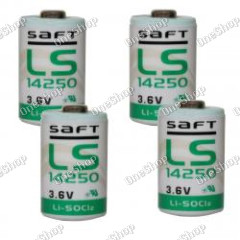 4x Lithium baterie Saft LS14250 1/2AA 3,6Volt originál