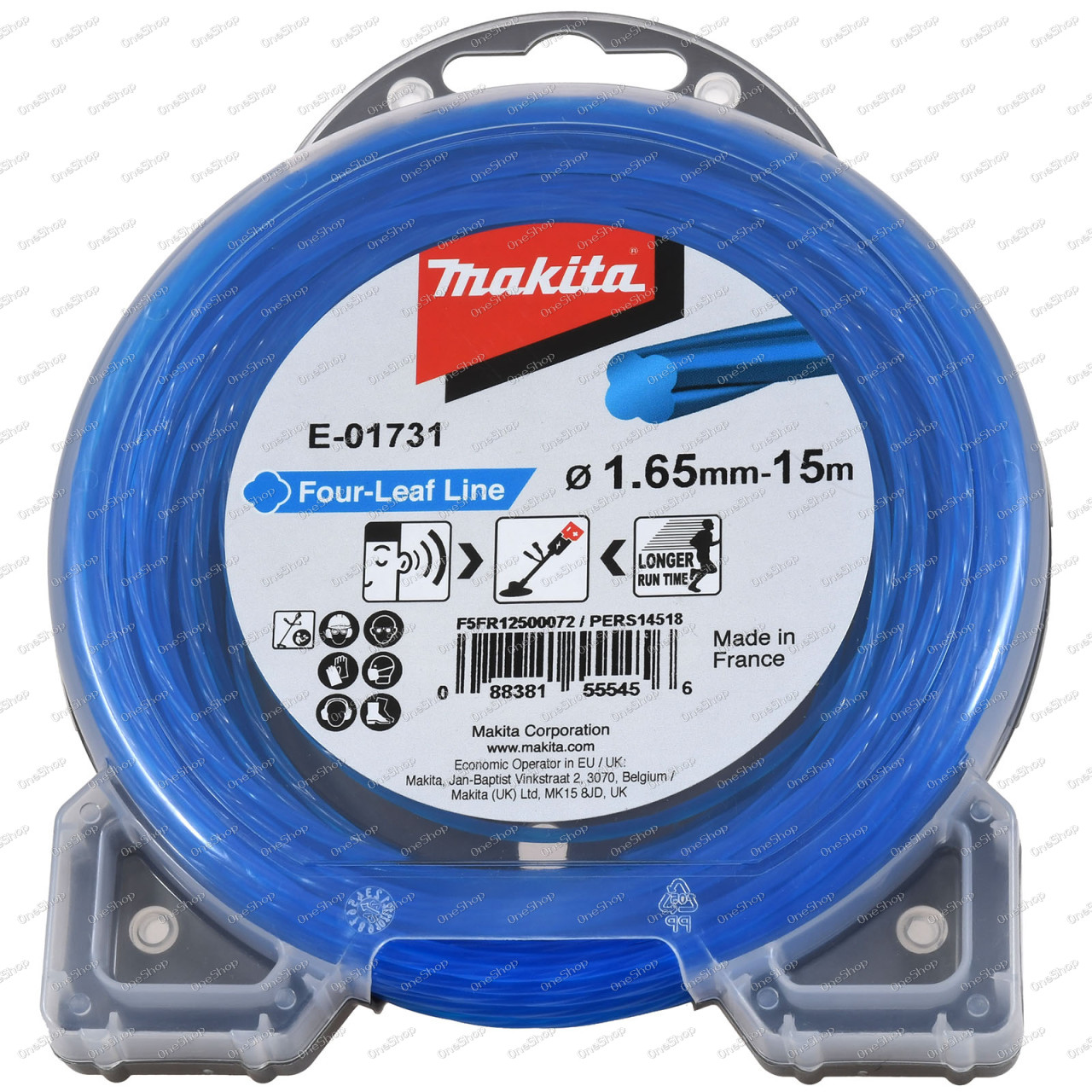 Makita Mähfaden Four Leaf 1,65mm x15m E-01731 originál