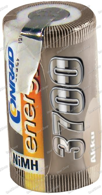 Akumulátor NiMH Conrad Energy Sub-C, 3700 mAh, s pájecími kontakty