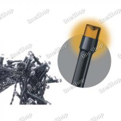 40 LED dekor. osvětlení 4M jantarová, časovač