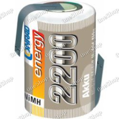 Akumulátor NiMH Conrad Energy 4/5 Sub-C, 2200 mAh, s pájecími kontakty