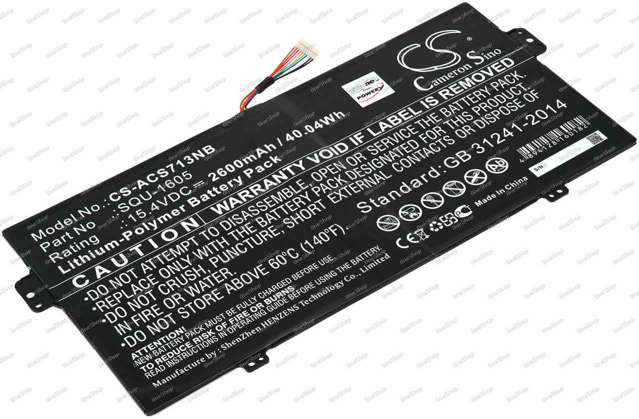 baterie pro Acer Swift 7 SF713-51-M8MF / Spin 7 SP714-51-M339 / Typ SQU-1605
