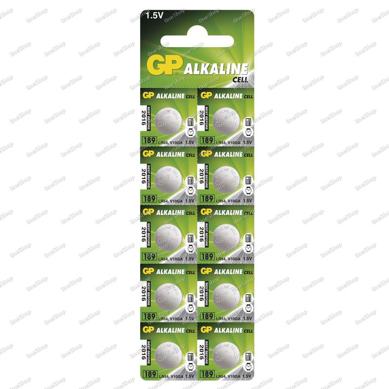 alkalická knoflíková baterie LR54 1ks - GP