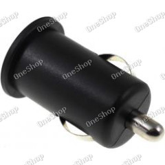 auto Mini nabíjecí adaptér 12-24V auf 1x USB 1000mAh bílá
