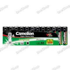 baterie Camelion Super Heavy Duty R6 / tužková / AA (12ks Shrink) originál