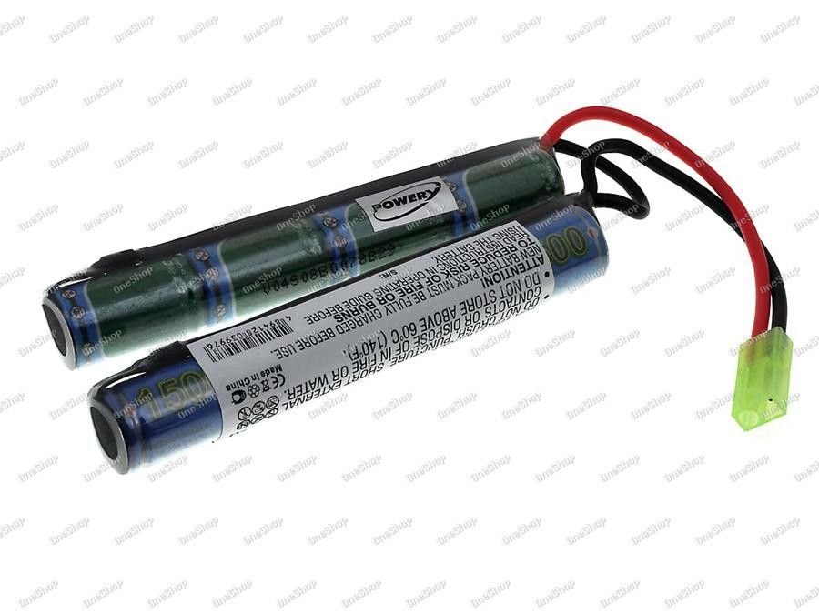 baterie pro airsoft zbraně 9,6V-1500mAh