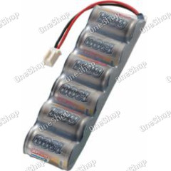Akupack NiMH Conrad Energy 2/3 A, 7,2 V, 1300 mAh, Side by Side, Micro-Car