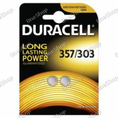 knoflíková baterie SR44W 2ks v balení - Duracell