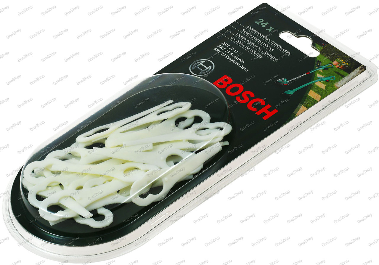 24x Bosch Kunststoff-Ersatzmesser, Systemzubehör 23cm originál