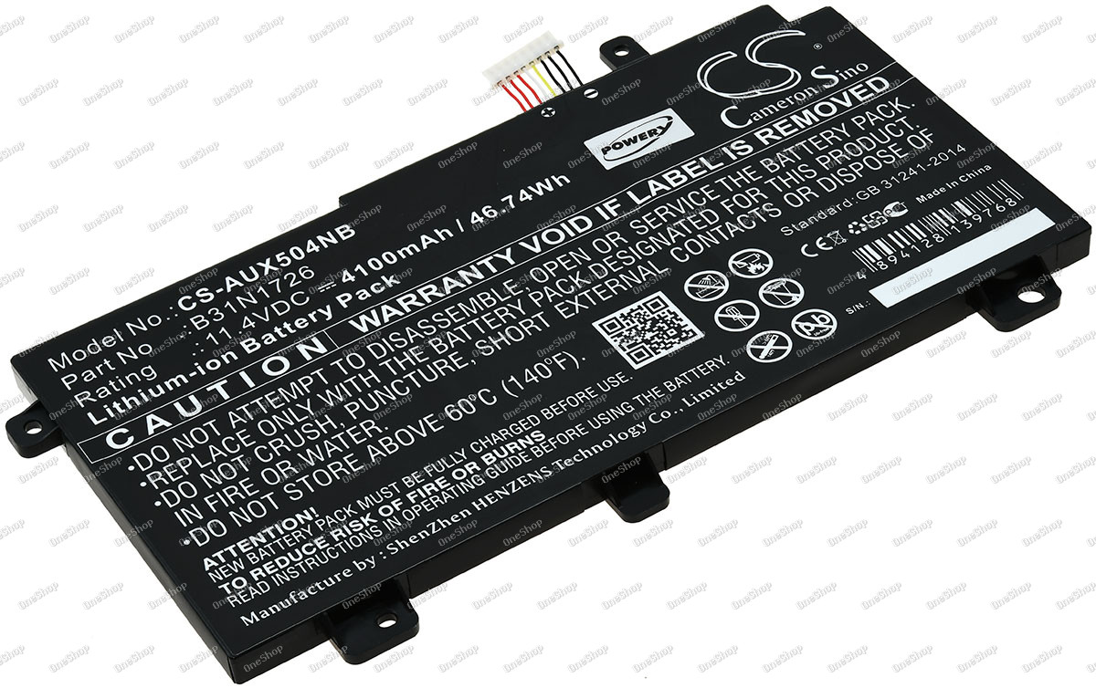 baterie pro Asus FX504 Serie / FX505 Serie / Typ B31N1726