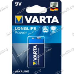 2 Batterien Varta Typ 6LF22, PP3, 6LR61, 9V-Blockbatterie 2x 1ks balení originál