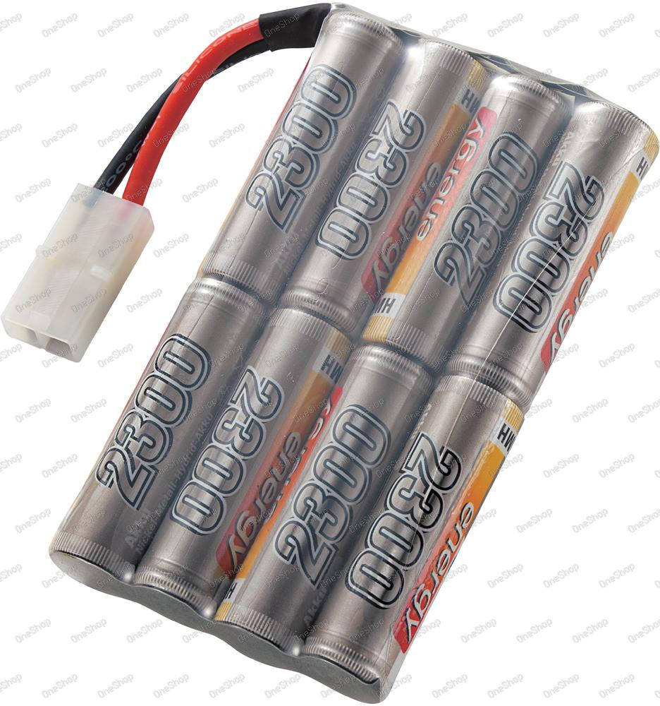 Akupack NiMH Conrad Energy AA, 9,6 V, 2300 mAh, Stick, Tamiya