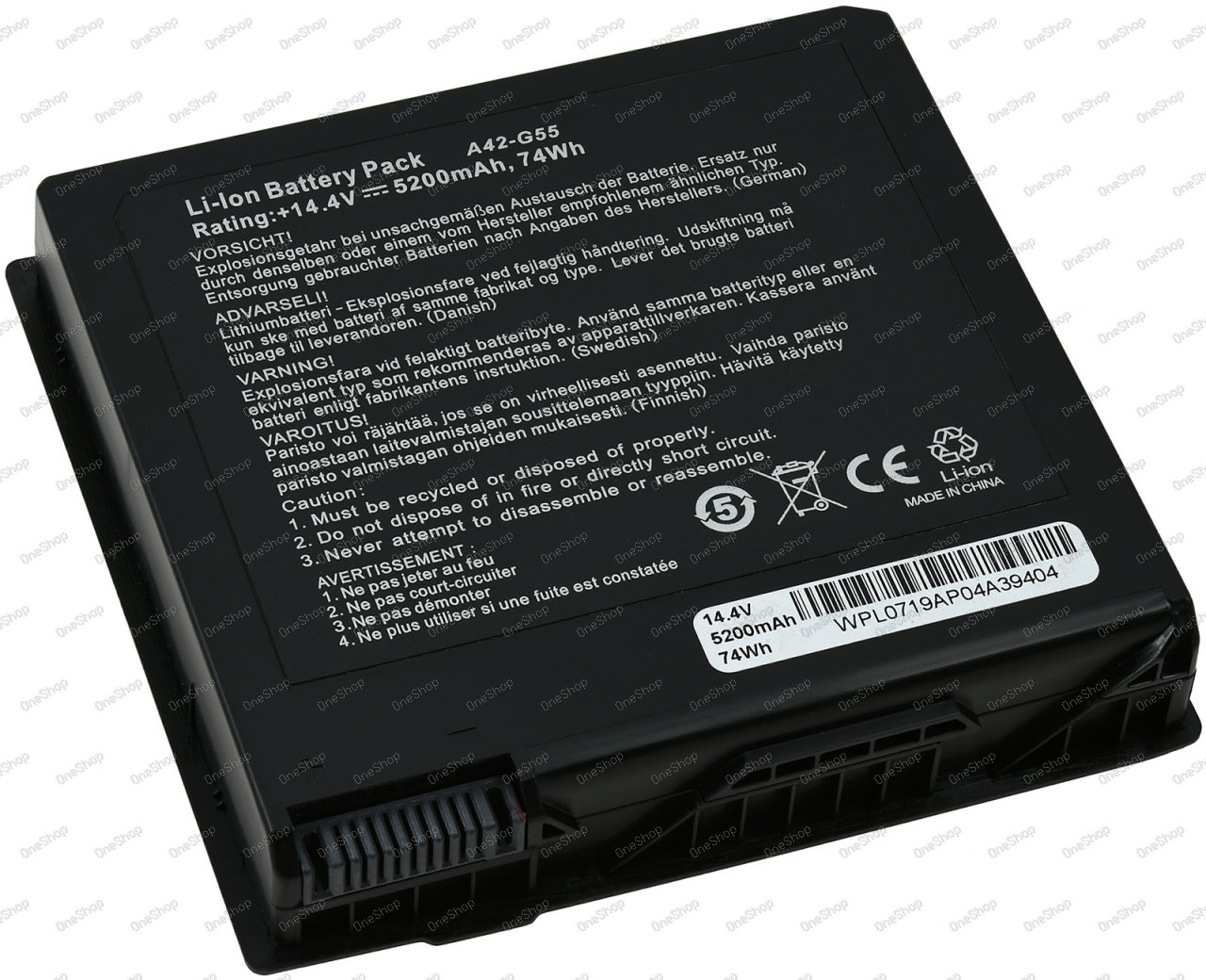 baterie pro Asus G55 Serie / Typ A42-G55