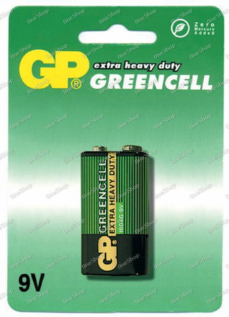 baterie 9V 1ks blistr - GP GreenCell