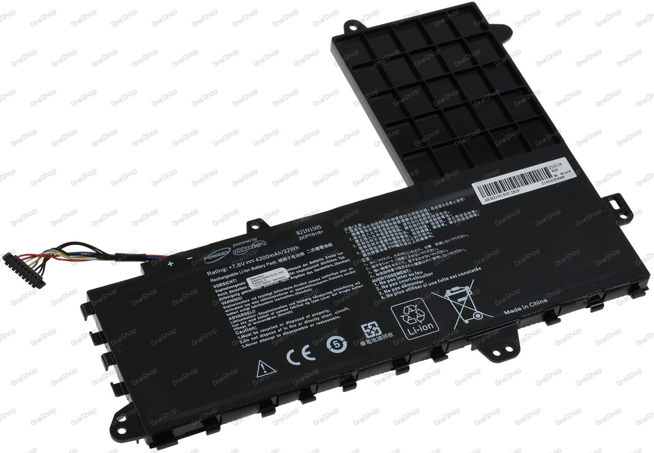 baterie pro Asus E402S / E402SA / E502S / Typ B21N1505