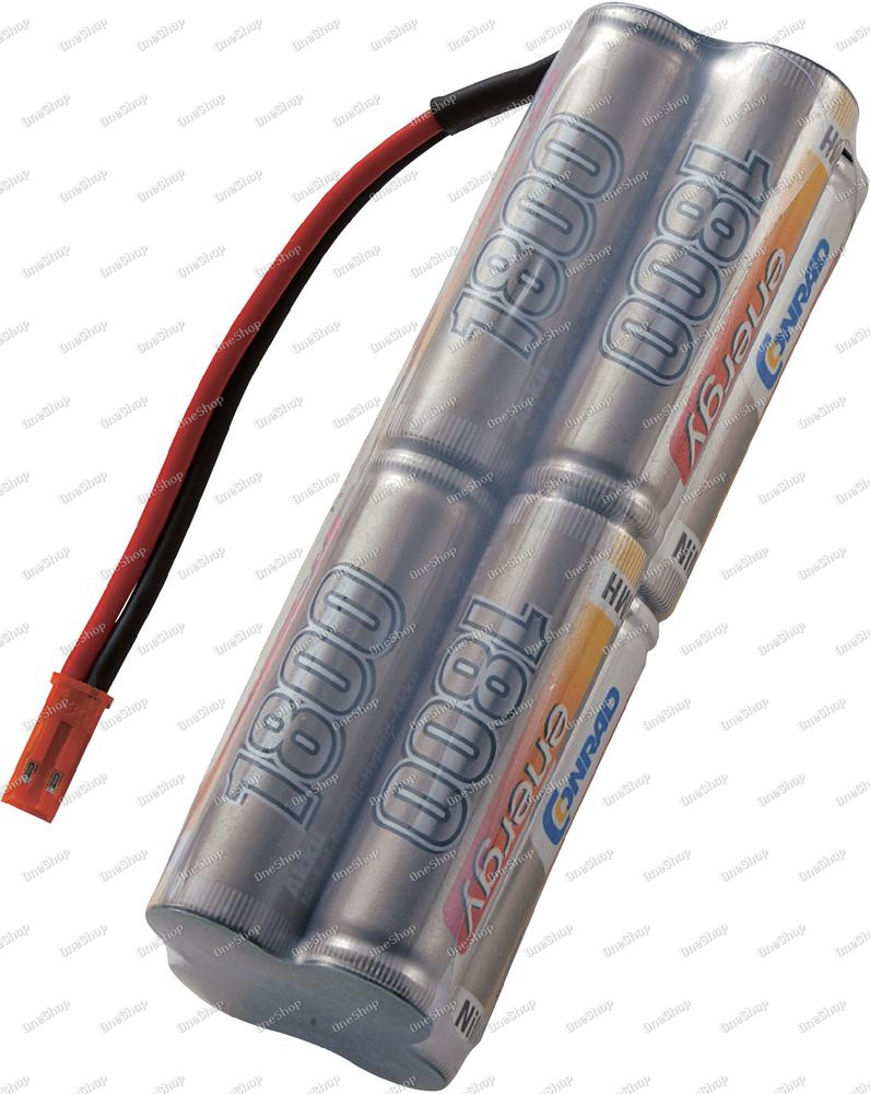 Akupack NiMH Conrad Energy AA, 9,6 V, 1800 mAh, Block, BEC