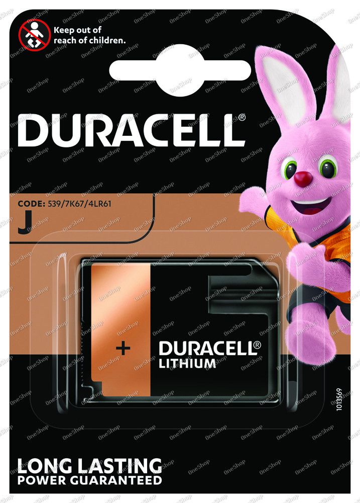 baterie Duracell Flatpack 7K67 4LR61 Typ J 1ks balení originál