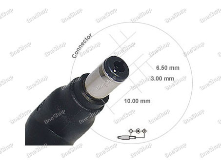 konektor č.13 pro síťový adaptér 6,5x3x10mm