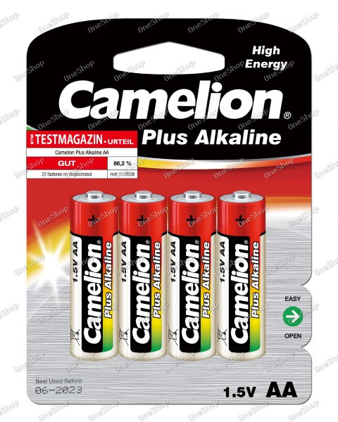alkalická tužková baterie AA 4ks v balení - Camelion