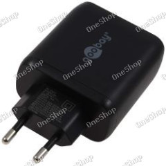 2-Port USB rychlonabíječka USB PD/QC Adapter 45 W černá originál