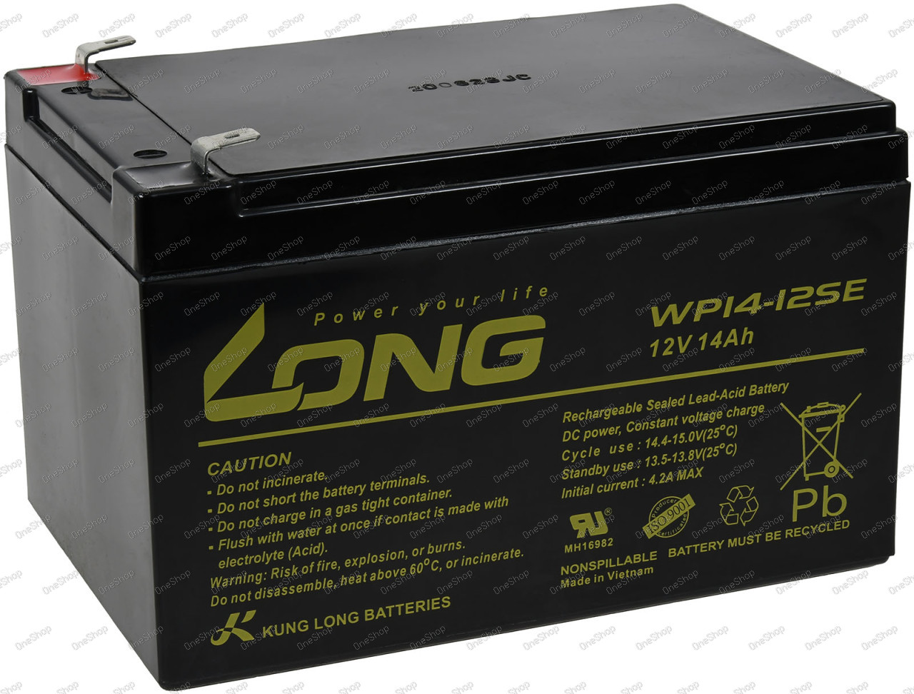 KungLong olověná baterie WP14-12SE