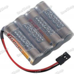 Akupack přijímače NiMH Conrad Energy AA, 4,8 V, 2300 mAh, Side by Side, JR