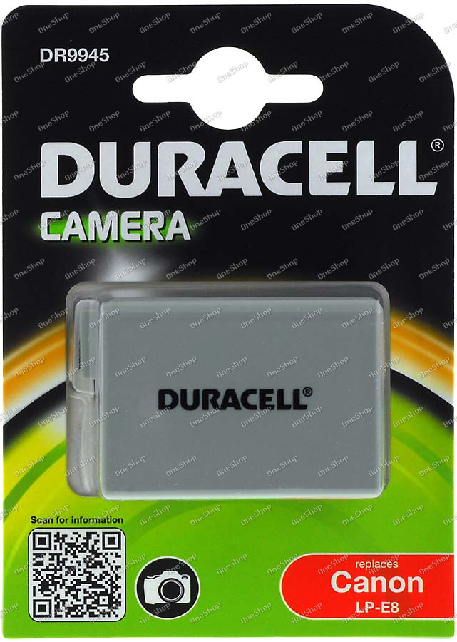 Duracell baterie pro Canon Typ LP-E8 originál