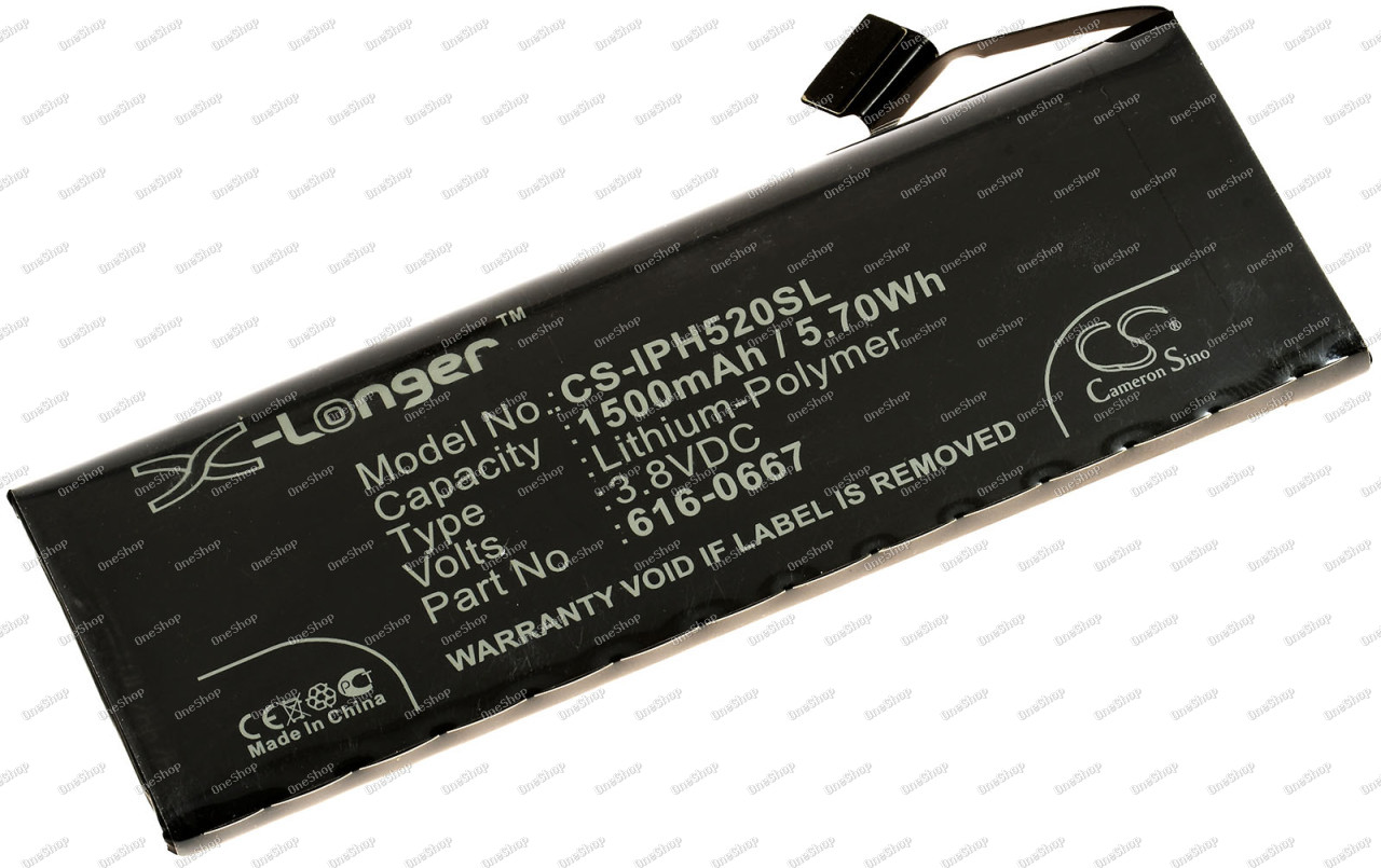 baterie pro Apple iPhone 5C/ Typ 616-0667