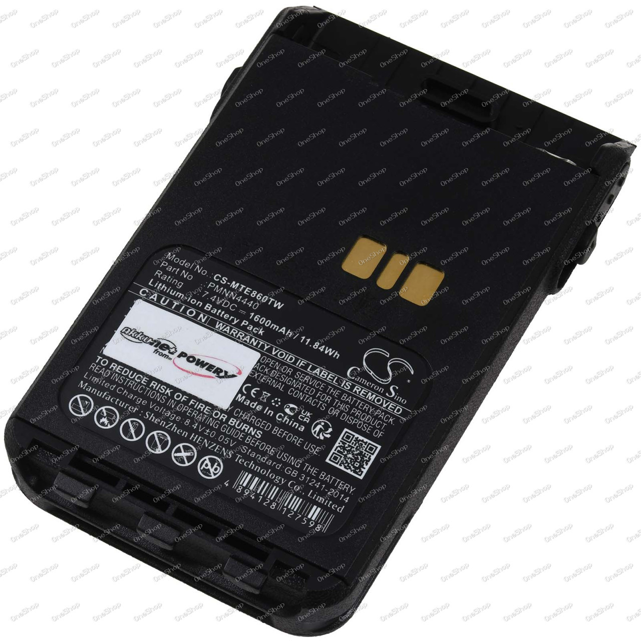 baterie pro Motorola DP3000e / XiR E8600 / XiR P8600 / Typ PMNN4440