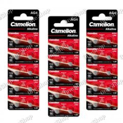 30x Camelion knoflíkový článek LR66 / AG4 / G4 / LR626 / 177 / SR626W / GP77A / 377 originál