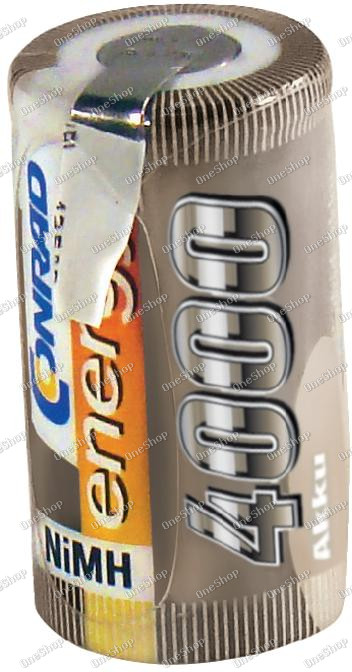 Akumulátor NiMH Conrad Energy Sub-C, 4000 mAh, s pájecími kontakty