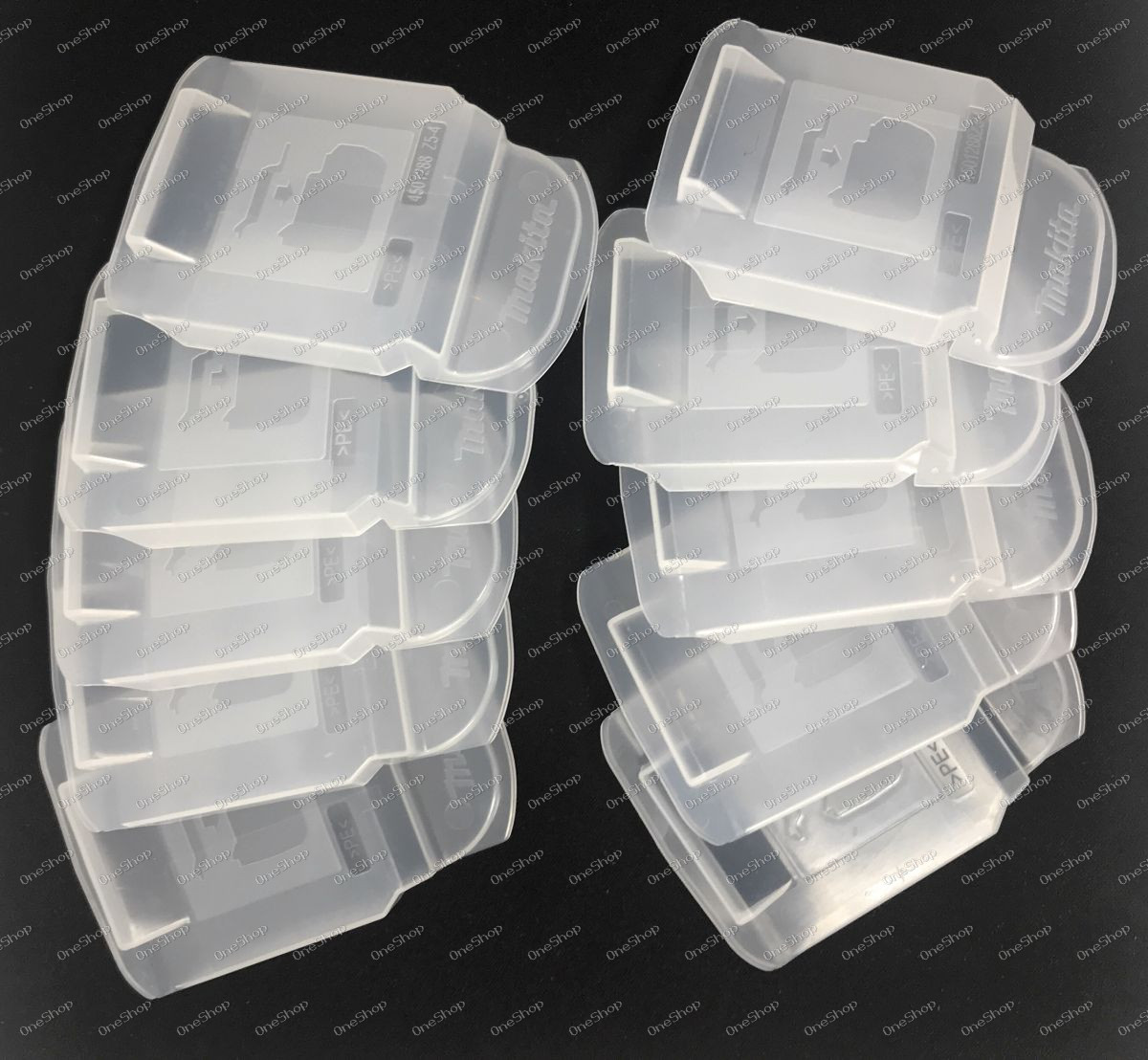 10x Schutzkappe pro Makita typ BL1830 / BL1840 / BL1815 / BL1850 originál