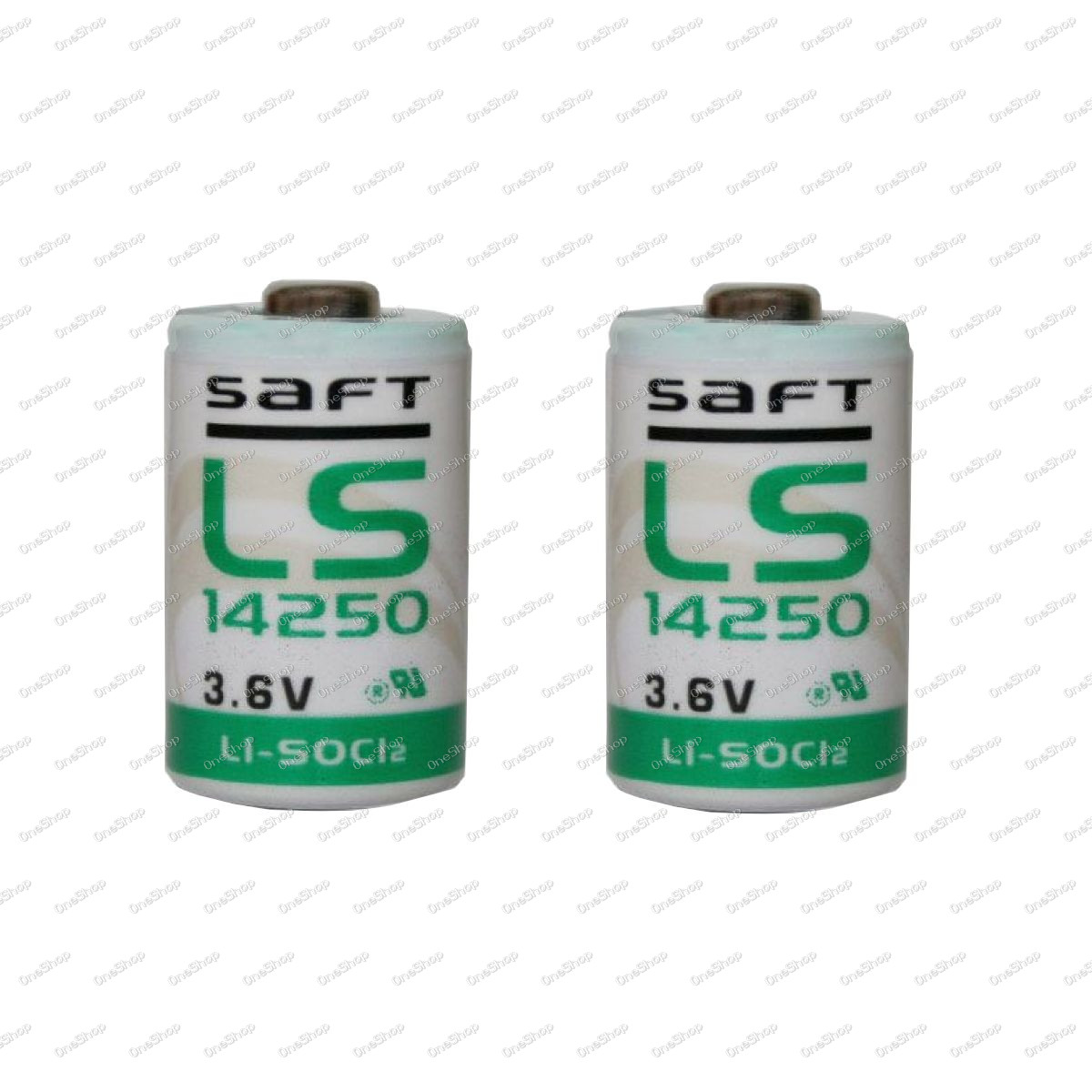 2x Lithium baterie Saft LS14250 1/2AA 3,6Volt originál