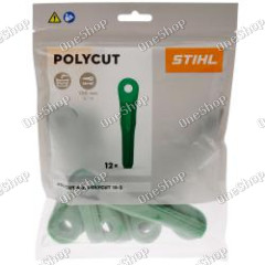 12x Stihl Kunststoffmesser PolyCut 6-2 und PolyCut 18-2 , 40020071020 originál