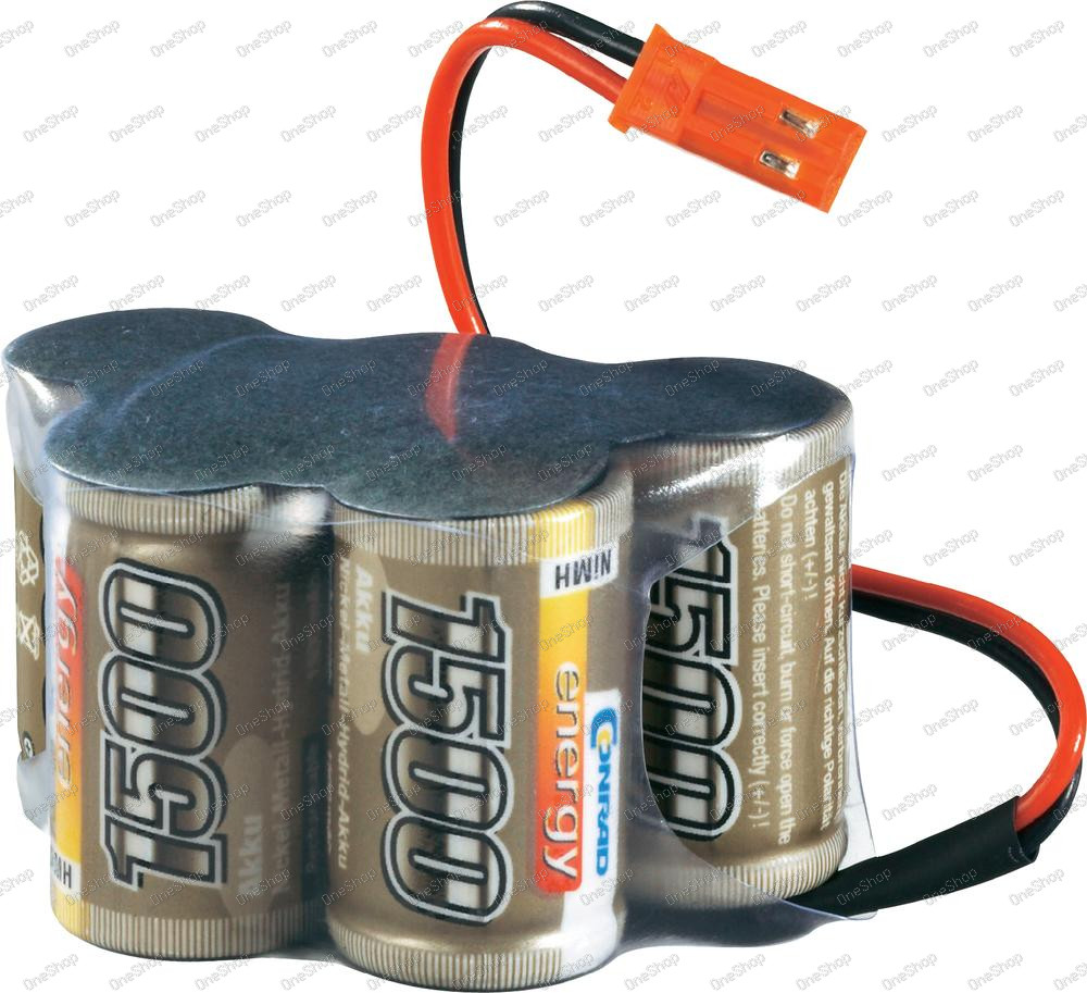 Akupack přijímače NiMH LRP Electronic 2/3 A, 6 V, 1500 mAh, Hump, JR