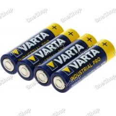alkalická industriální tužková baterie AA 4 x 10ks ve fólii - Varta